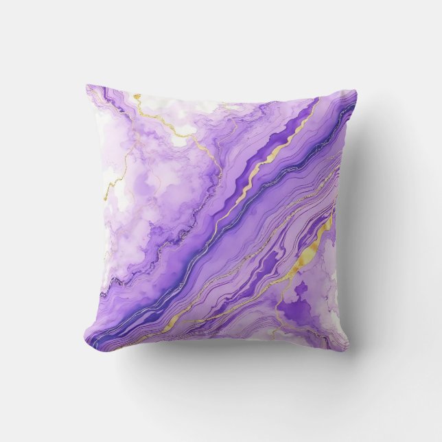 Coussin effet marbre (Recto)