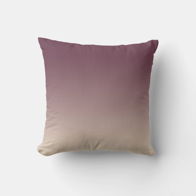 Coussin Effet Ombre Chic Burgundy Off-White (Recto)