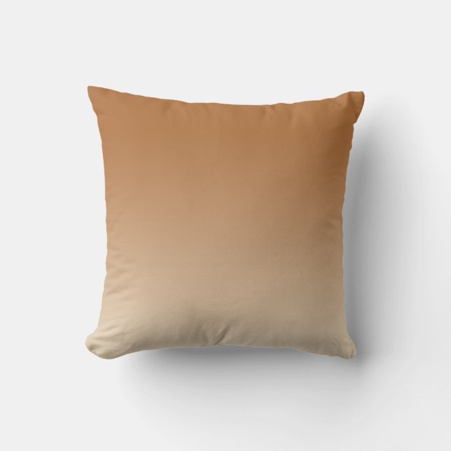 Coussin Effet Ombre Hors Blanc En Bronze Chic (Recto)