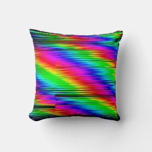 Coussin Effets numériques. Arrière - plan abstrait multico