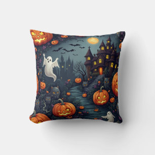 Coussin Éffrayant Halloween nuit Haunted Maison Jeu Oreill