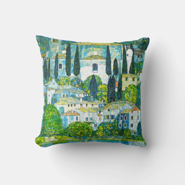 Coussin Église à Cassone Gustav Klimt (Recto)