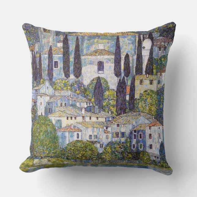 Coussin Église à Cassone, Gustav Klimt (Recto)
