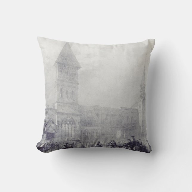 Coussin Église de l'Abbaye Saint-Philibert de Tournus (Recto)