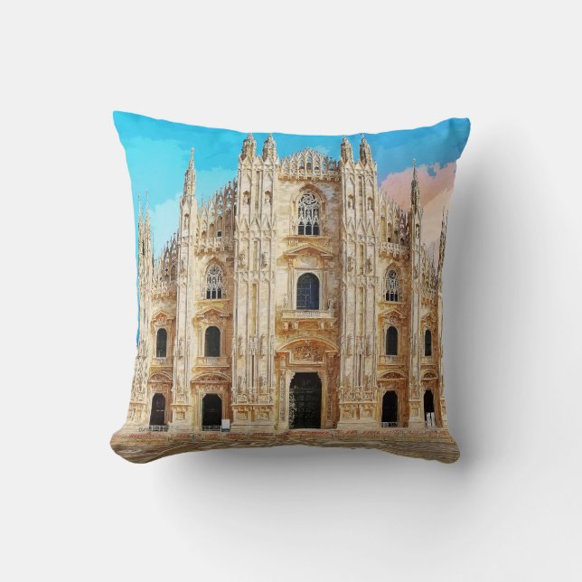 Coussin Eglise Duomo di Milano Milan Italie #2 (Recto)