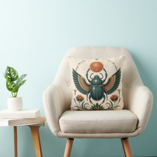 Coussin Egyptian Scarab
