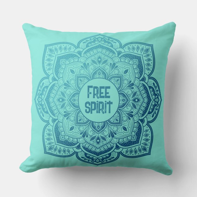 Coussin Eira Mandala Personalized Throw Pillow (Recto)