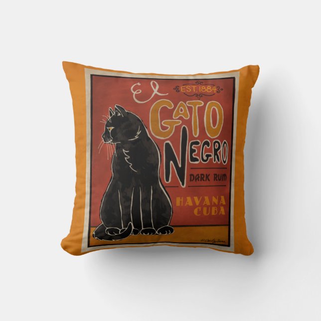 Coussin El Gato Negro (Recto)