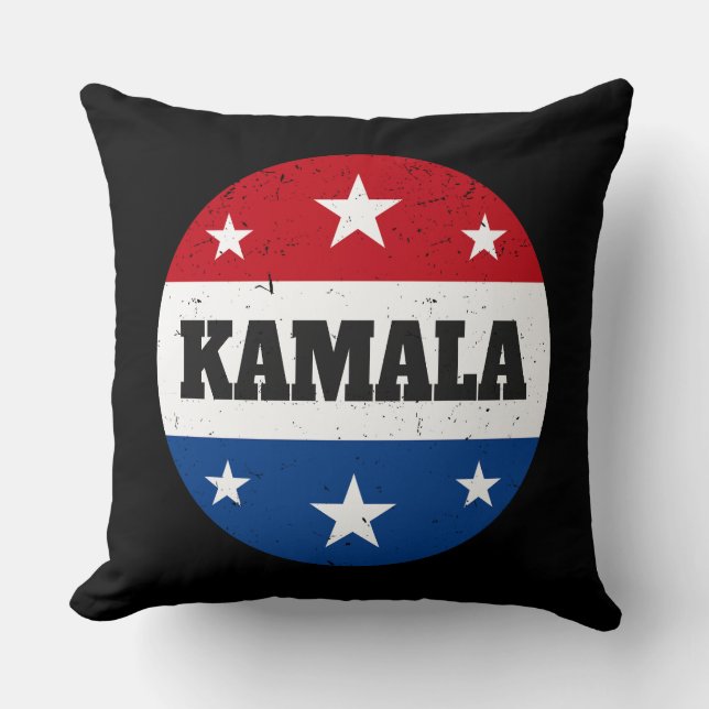 Coussin Élection Kamala Harris 2024 V (Recto)
