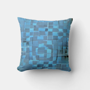 Coussin Électric blue tiles