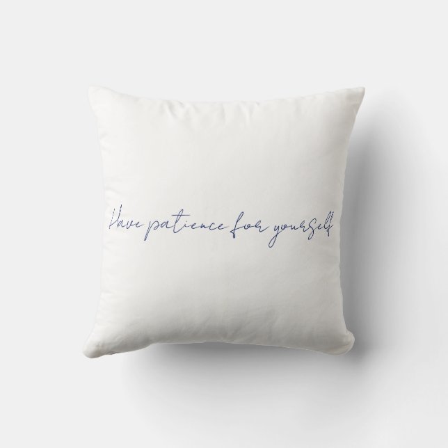 Coussin Élégance Chic Minimaliste et Soutenue (Verso)