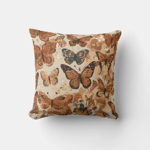 Coussin "Elégance combante : Pile à Throw inspirée du papi