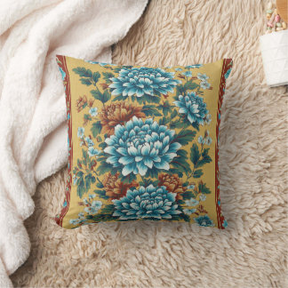 Coussin Élégance du chrysanthème