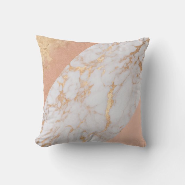 Coussin Elégance en marbre de Peachy (Recto)