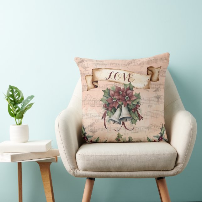 Coussin Élégance Paisible : Cloches, Musique & Cachet de l (Chaise)