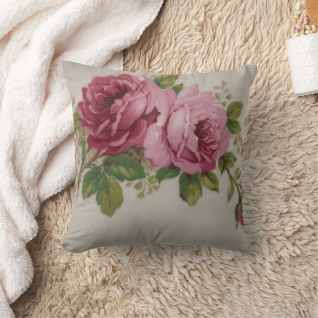 Coussin Élégance rose (Couverture)