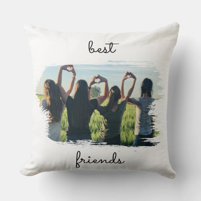 Coussin Elégant 2 BFF Meilleurs Amis Pour Toujours (Recto)