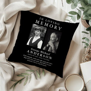 Coussin Elégant 2 Photo 'In Love Memory' Hommage
