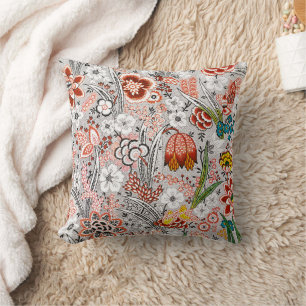Coussin Élégant Boho Vintage Abstrait