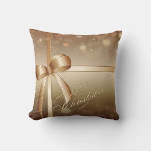 Coussin Elegant Bow, Joyeux Noël