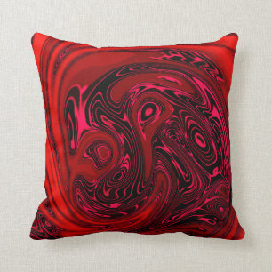 Coussin Elégant Cheval Rouge Dragon de luxe Abstrait