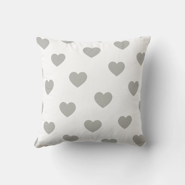 Coussin Élégant Chic Moderne Simple Tendance Motif Cœur (Verso)