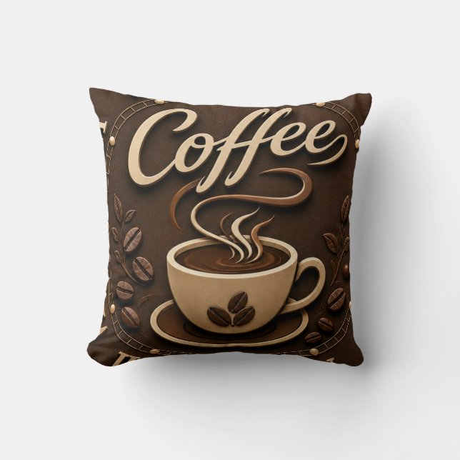Coussin Elegant Coffee Bar (Recto)