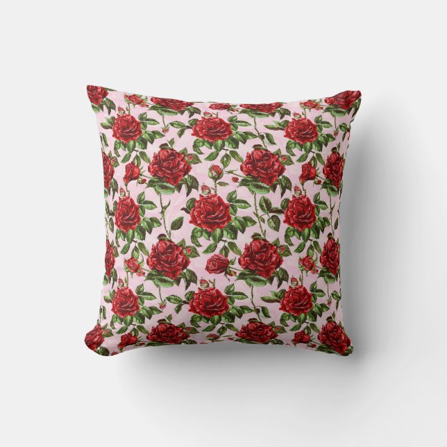 Coussin Élégant Coloré Élégant Romantique Floral Chic (Recto)