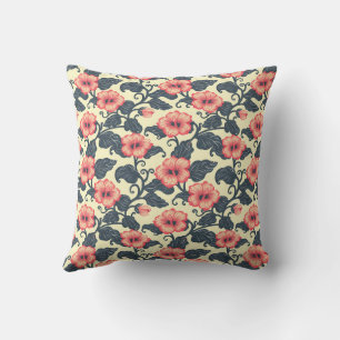 Coussin Élégant Coloré Élégant Romantique Floral Chic Thro