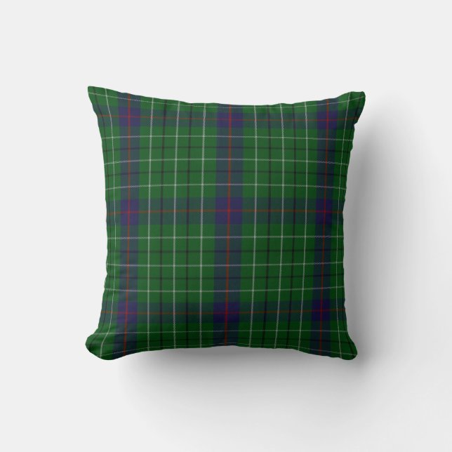 Coussin élégant de plaid de tartan de Duncan de (Recto)