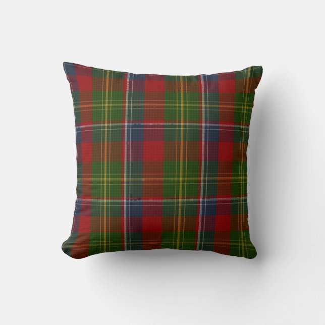 Coussin élégant de plaid de tartan de Forrester de (Recto)