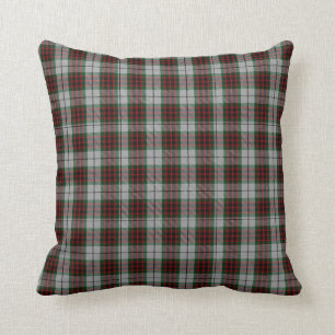 Coussin élégant de plaid de tartan de robe de
