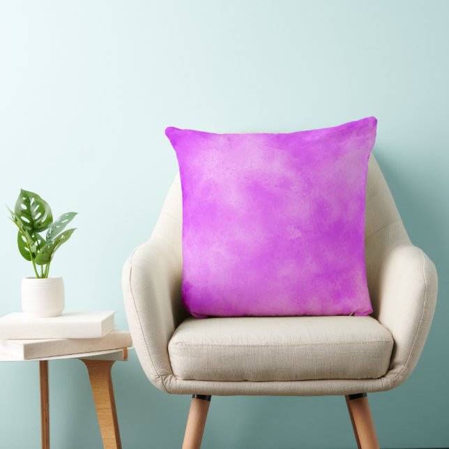 Coussin Elégant effet nuage Storm motif rose violet (Chaise)