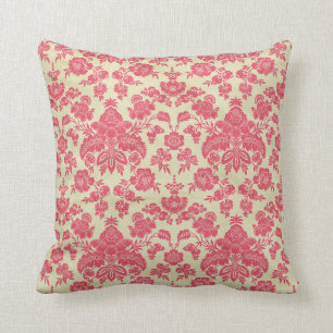 Coussin Elégant élégant motif d'inspiration framboise 