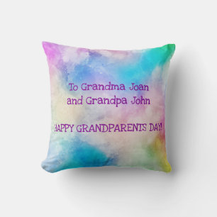 Coussin Elégant Extraordinaire Grand-parents Day Watercolo