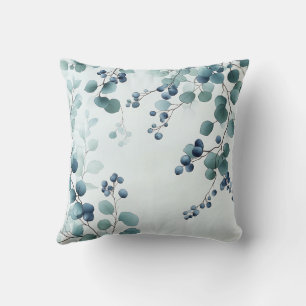 Coussin Élégant Feuillage Botanique de Cottage Stylé