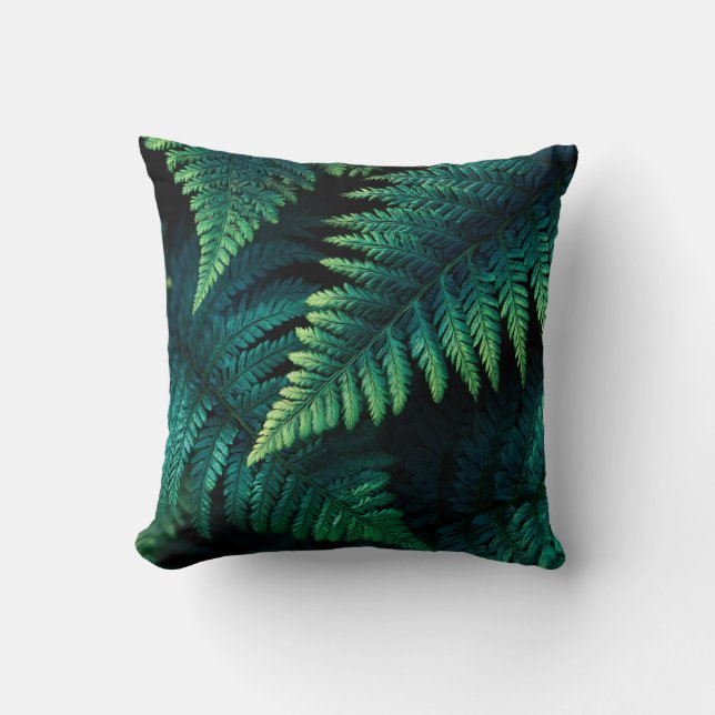 Coussin Élégant Feuillage Botanique de Cottage Stylé  (Recto)