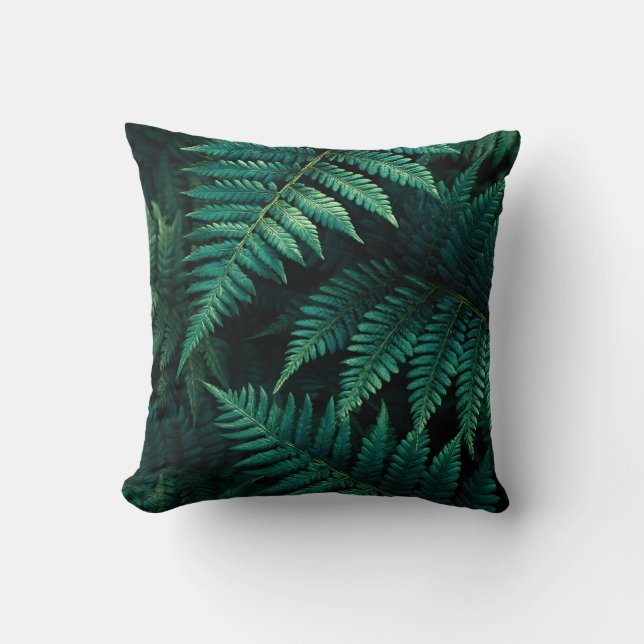 Coussin Élégant Feuillage Botanique de Cottage Stylé  (Recto)