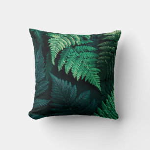 Coussin Élégant Feuillage de Cottage Botanique Stylé