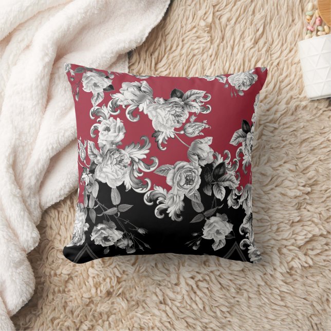 Coussin Élégant floral  (Couverture)