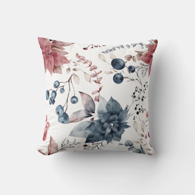 Coussin Élégant floral (Recto)