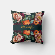 Élégant Floral Botanique Rustique Mariage M. & Mme