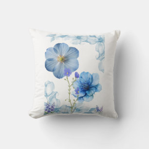 Coussin Elegant Floral Cushion – Chic Botanical Flowers &