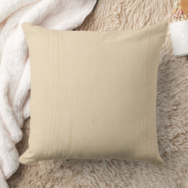 Coussin Elégant grain de bois blanc espagnol (Couverture)