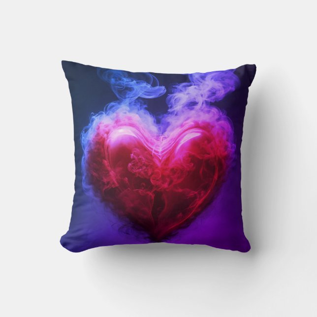 Coussin Elegant Harmony: Black and Red a crane chinnese (Recto)