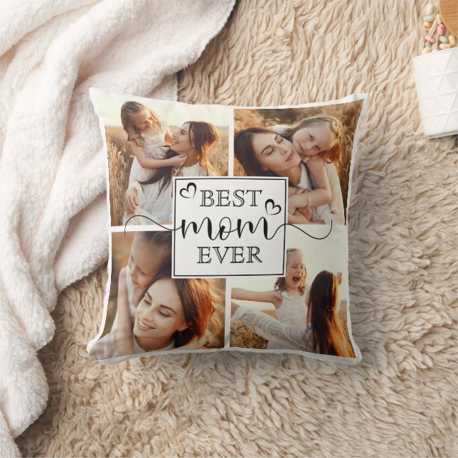 Coussin Elégant Meilleure Maman Toujours Personnalisé Simp (Couverture)