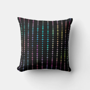 Coussin Elegant Modern Colorful Beads Circles Dots Pattern