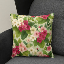 Elegant Modern Trendy Stylish Pink White Floral