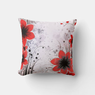 Coussin Élégant Moderne Branché Élégant Artistique Floral