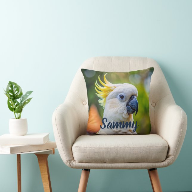 Coussin Élégant moderne Script minimal Animaux de compagni (Chaise)